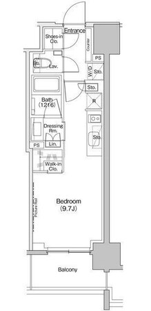 ザ・パークハビオ元浅草プレイスの物件間取画像